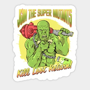 JoinTheSuperMutants Sticker